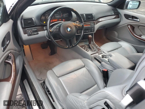 2003 BMW 3 Series 325Ci with VIN WBABS33463PG88875, listed as a Copart auction lot 80553934 with 202,964 mi miles and Salvage Title. Bid and sale history available at carsss.com. Image 8.
