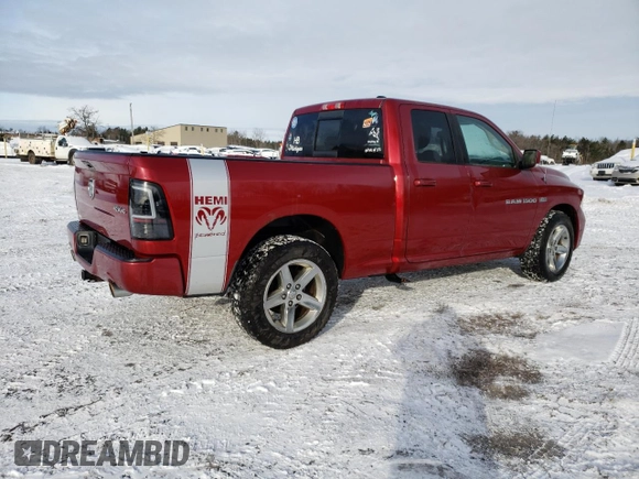 2012 Ram 1500 Sport with VIN 1C6RD7HT9CS210874, listed as a Copart auction lot 85273784 with 152,664 mi miles and Clean title. Bid and sale history available at DreamBid. Image 3.