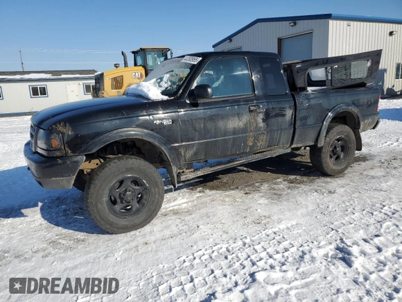 2000 Ford Ranger XLT with VIN 1FTZR15XXYTA81012, listed as a Copart auction lot 44260955 with 188,855 mi miles and Salvage Title. Bid and sale history available at carsss.com. Image 1.
