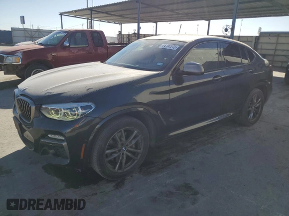 2019 BMW X4 M40i with VIN 5UXUJ5C50K9A33129, listed as a Copart auction lot 44184275 with 88,286 mi miles and Salvage title. Bid and sale history available at DreamBid. Image 1.