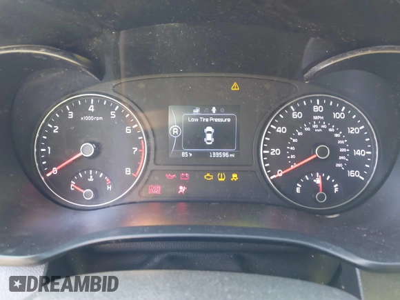 2018 Kia Optima LX with VIN 5XXGT4L36JG264505, listed as a IAAI auction lot 41888652 with 133,596 mi miles. Bid and sale history available at carsss.com. Image 7.