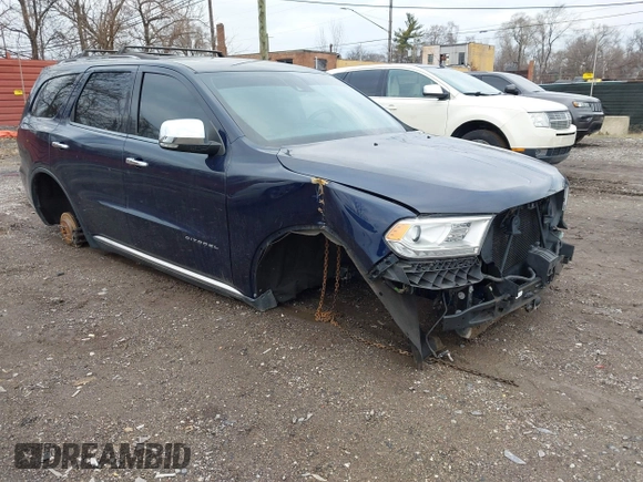 2014 Dodge Durango Citadel with VIN 1C4SDJET4EC543329, listed as a IAAI auction lot 41114870 with Not Provided miles and . Bid and sale history available at DreamBid. Image 1.