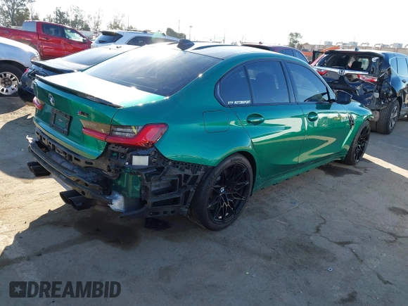 2021 BMW M3 Competition z VIN WBS33AY09MFK56938, wystawiony jako IAAI lot #41647837 z przebiegiem 37 139 mil mil oraz . Historia ofert i sprzedaży dostępna na DreamBid. Obrazek 4.