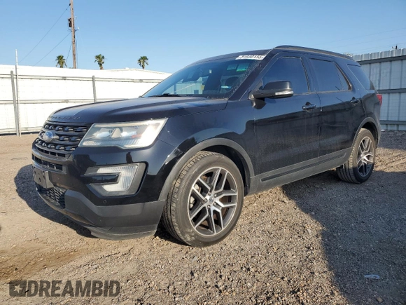 2016 Ford Explorer Sport z VIN 1FM5K8GT2GGB79332, wystawiony jako Copart lot #51930155 z przebiegiem 132 673 mil mil oraz Szkoda całkowita • Salvage title. Historia ofert i sprzedaży dostępna na DreamBid. Obrazek 1.