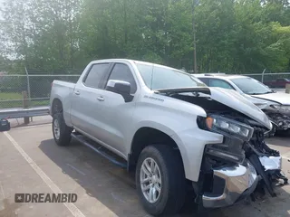 2020 Chevrolet Silverado 1500 LT z VIN 3GCUYDED9LG427576, wystawiony jako IAAI lot #42097407 z przebiegiem 93 077 mil mil oraz . Historia ofert i sprzedaży dostępna na DreamBid. Obrazek 1.