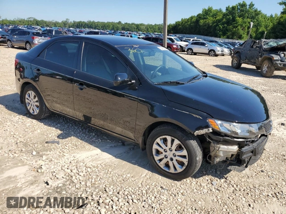 2011 Kia Forte LX with VIN KNAFT4A27B5890346, listed as a Copart auction lot 56483684 with 92,807 mi miles and Salvage Title. Bid and sale history available at carsss.com. Image 4.