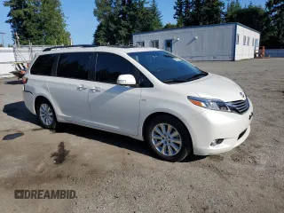 2017 Toyota Sienna XLE with VIN 5TDDZ3DC0HS164600, listed as a Copart auction lot 64262685 with 82,353 mi miles and Salvage title. Bid and sale history available at DreamBid. Image 4.