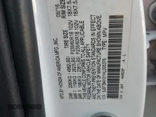 2017 Acura RDX with VIN 5J8TB4H31HL005376, listed as a Copart auction lot 50765015 with 142,795 mi miles and Salvage Title. Bid and sale history available at carsss.com. Image 13.