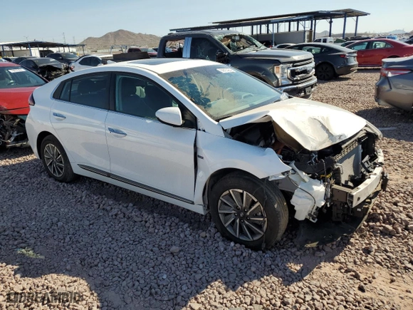2020 Hyundai Ioniq Electric Limited with VIN KMHC85LJXLU060917, listed as a Copart auction lot 69823284 with 26,761 mi miles and Salvage Title. Bid and sale history available at carsss.com. Image 4.
