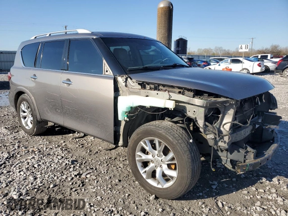 2013 Infiniti QX56 with VIN JN8AZ2NF4D9551007, listed as a Copart auction lot 48231285 with 239,531 mi miles and Salvage title. Bid and sale history available at DreamBid. Image 4.