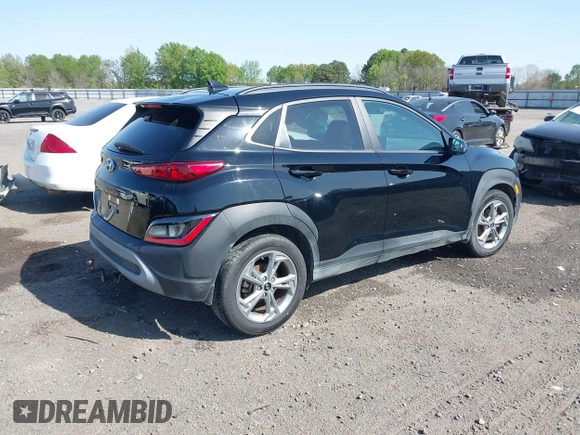 2023 Hyundai Kona SEL with VIN KM8K62AB5PU042651, listed as a IAAI auction lot 41919099 with 52,688 mi miles and . Bid and sale history available at DreamBid. Image 4.