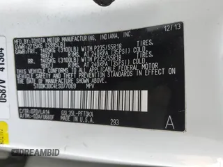 2014 Toyota Sienna Ltd with VIN 5TDDK3DC4ES077069, listed as a Copart auction lot 51639955 with 157,107 mi miles and Salvage Title. Bid and sale history available at carsss.com. Image 15.