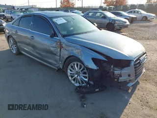 2012 Audi A6 3.0T Prestige with VIN WAUHGAFC7CN040232, listed as a IAAI auction lot 40731665 with 1 mi miles. Bid and sale history available at carsss.com. Image 1.