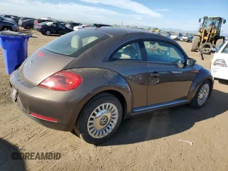 2015 Volkswagen Beetle with VIN 3VWH17AT3FM604193, listed as a Copart auction lot 72023304 with 49,958 mi miles and Salvage Title. Bid and sale history available at DreamBid. Image 3.