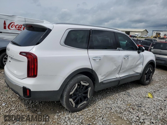 2024 Kia Telluride S with VIN 5XYP64GC5RG538334, listed as a Copart auction lot 53972225 with 14,691 mi miles and Salvage title. Bid and sale history available at DreamBid. Image 3.