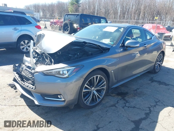 2017 Infiniti Q60 Sport with VIN JN1EV7EL0HM552298, listed as a IAAI auction lot 41834710 with 73,279 mi miles. Bid and sale history available at carsss.com. Image 17.