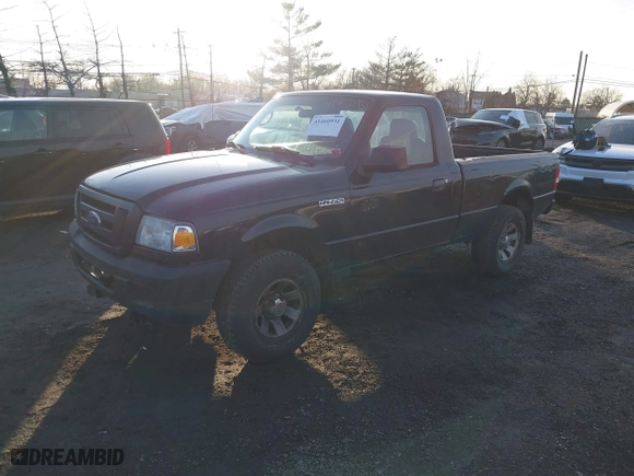 2007 Ford Ranger XL with VIN 1FTYR11U87PA09921, listed as a IAAI auction lot 41460931 with 170,276 mi miles. Bid and sale history available at carsss.com. Image 2.