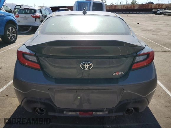 2023 Toyota GR86 Premium with VIN JF1ZNBE18P9766480, listed as a Copart auction lot 43665815 with 8,887 mi miles and Salvage Title. Bid and sale history available at carsss.com. Image 6.