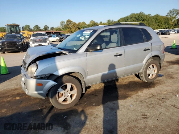 2008 Hyundai Tucson GLS with VIN KM8JM12B68U860966, listed as a Copart auction lot 74446564 with 115,567 mi miles and Salvage Title. Bid and sale history available at carsss.com. Image 1.