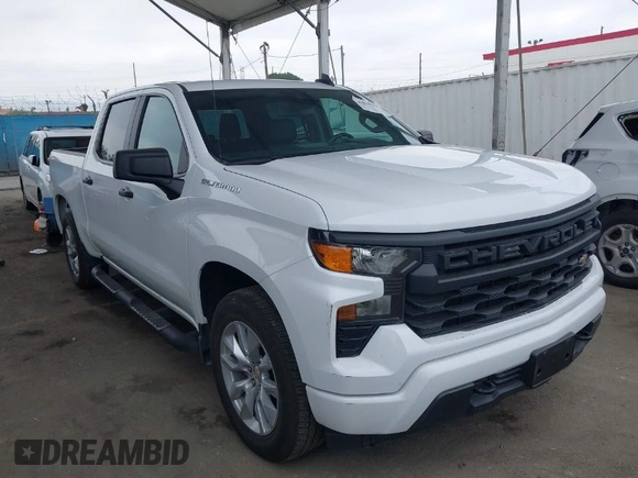 2022 Chevrolet Silverado 1500 Custom with VIN 3GCPABEK2NG628128, listed as a IAAI auction lot 41870964 with 34,735 mi miles and . Bid and sale history available at DreamBid. Image 1.
