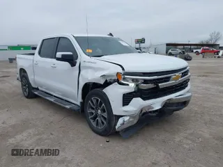 2023 Chevrolet Silverado 1500 LT with VIN 3GCPACEK8PG256030, listed as a IAAI auction lot 41621185 with 76,893 mi miles and . Bid and sale history available at DreamBid. Image 1.
