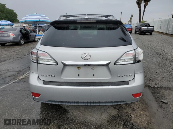 2010 Lexus RX 350 with VIN 2T2BK1BA4AC016946, listed as a Copart auction lot 45712385 with 150,683 mi miles and Salvage Title. Bid and sale history available at carsss.com. Image 6.