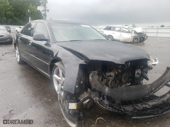 2009 Audi A8 L 4.2L with VIN WAUMV94E39N007602, listed as a Copart auction lot 54664901 with 128,283 mi miles and Non Repairable. Bid and sale history available at carsss.com. Image 1.