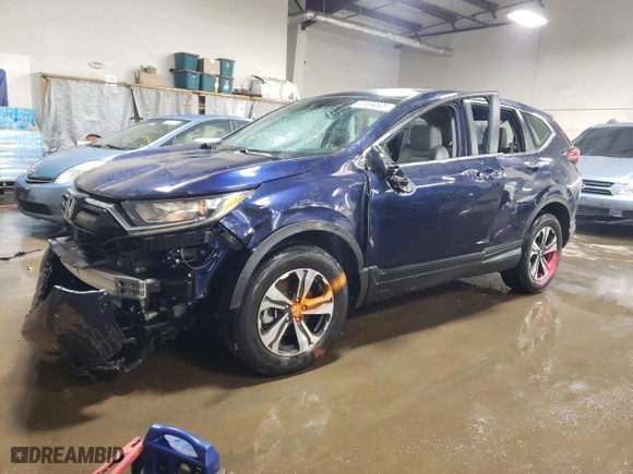 2020 Honda CR-V LX with VIN 5J6RW2H21LL015689, listed as a Copart auction lot 43494605 with 19,082 mi miles and Salvage Title. Bid and sale history available at carsss.com. Image 1.