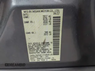 2017 Nissan Altima SV with VIN 1N4AL3APXHC238818, listed as a IAAI auction lot 41702612 with 168,442 mi miles and . Bid and sale history available at DreamBid. Image 9.