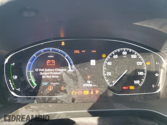 2021 Honda Insight Touring with VIN 19XZE4F9XME004124, listed as a Copart auction lot 86884804 with 78,938 mi miles and Salvage Title. Bid and sale history available at carsss.com. Image 9.