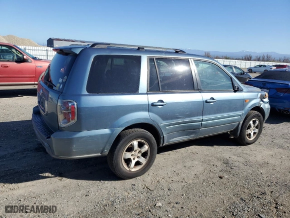 2006 Honda Pilot EX-L with VIN 5FNYF28556B052361, listed as a Copart auction lot 46302235 with 272,628 mi miles and Clean Title. Bid and sale history available at carsss.com. Image 3.