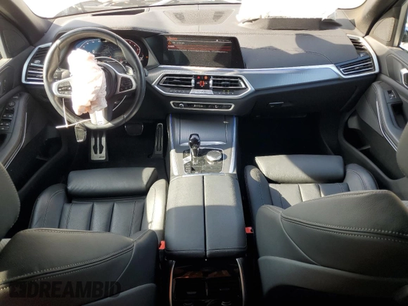 2022 BMW X5 sDrive40i with VIN 5UXCR4C0XN9N25946, listed as a Copart auction lot 45899015 with 34,286 mi miles and Salvage Title. Bid and sale history available at carsss.com. Image 8.