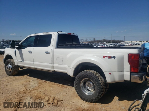 2022 Ford F-350 XL with VIN 1FT8W3DT4NED32783, listed as a Copart auction lot 46214285 with 34,715 mi miles and Clean Title. Bid and sale history available at DreamBid. Image 2.