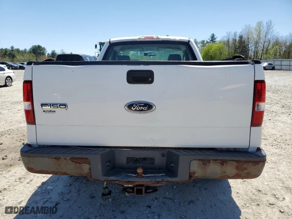 2005 Ford F-150 XL with VIN 1FTRF12W05KB89130, listed as a Copart auction lot 55062385 with 175,439 mi miles and Clean Title. Bid and sale history available at carsss.com. Image 6.