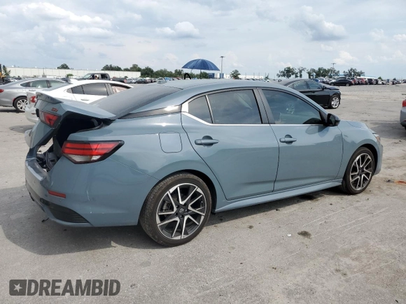 2024 Nissan Sentra SR with VIN 3N1AB8DV0RY358384, listed as a Copart auction lot 55719145 with 3,132 mi miles and Salvage title. Bid and sale history available at DreamBid. Image 3.