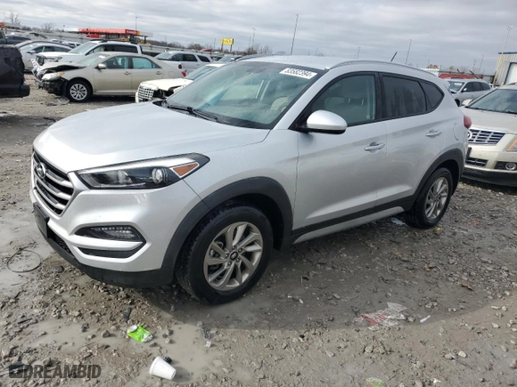 2017 Hyundai Tucson SE with VIN KM8J3CA45HU520340, listed as a Copart auction lot 83582394 with 95,489 mi miles and Salvage Title. Bid and sale history available at carsss.com. Image 1.