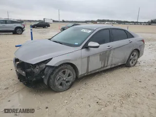 2023 Hyundai Elantra SEL with VIN KMHLM4AG4PU584454, listed as a Copart auction lot 44714855 with 33,672 mi miles and Salvage Title. Bid and sale history available at carsss.com. Image 1.