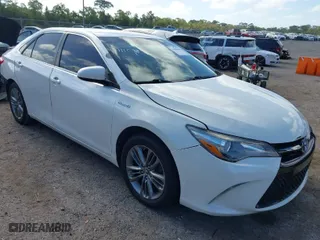 2015 Toyota Camry Hybrid LE with VIN 4T1BD1FK7FU142175, listed as a IAAI auction lot 41958486 with 120,013 mi miles. Bid and sale history available at carsss.com. Image 1.