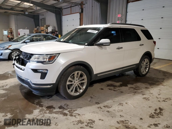 2018 Ford Explorer Limited с VIN 1FM5K7FHXJGB63376, выставлен на аукционе Copart как лот 51089925 с пробегом 81 244 миль миль и Списание • Salvage title. История ставок и продаж доступна на DreamBid. Изображение 1.