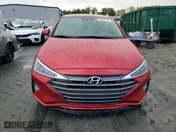 2020 Hyundai Elantra SE z VIN 5NPD74LF9LH609261, wystawiony jako Copart lot #56892415 z przebiegiem 39 553 mil mil oraz Szkoda całkowita • Salvage title. Historia ofert i sprzedaży dostępna na DreamBid. Obrazek 5.