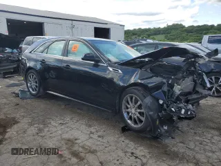2014 Cadillac CTS with VIN 1G6DH8E3XE0134312, listed as a Copart auction lot 61556874 with 77,194 mi miles and Salvage Title. Bid and sale history available at DreamBid. Image 4.
