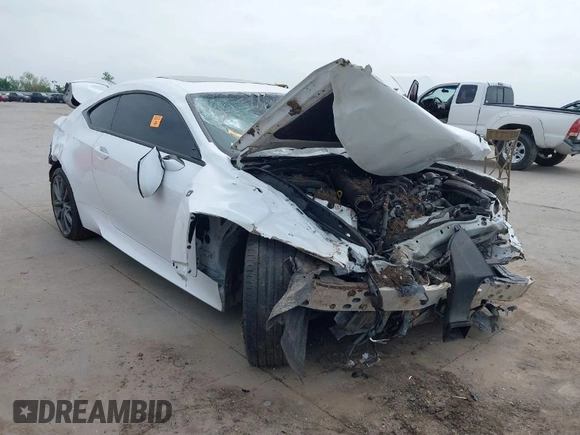 2022 Lexus RC with VIN JTHGZ5BCXN5025375, listed as a IAAI auction lot 39028275 with 1 mi miles. Bid and sale history available at carsss.com. Image 1.