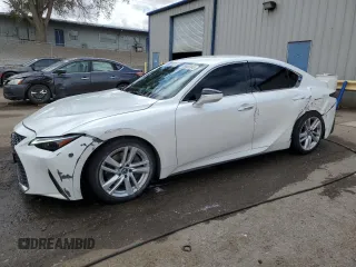 2021 Lexus IS 300 with VIN JTHAA1D28M5112488, listed as a Copart auction lot 56002845 with 41,660 mi miles and Salvage title. Bid and sale history available at DreamBid. Image 1.