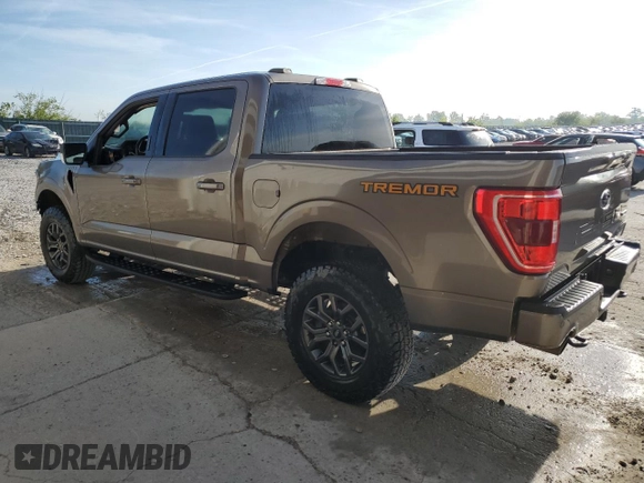 2023 Ford F-150 XL with VIN 1FTEW1E81PFB44320, listed as a Copart auction lot 53779775 with 37,500 mi miles and Salvage Title. Bid and sale history available at carsss.com. Image 2.