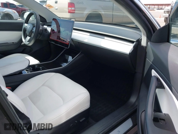 2018 Tesla Model 3 Long Range Battery with VIN 5YJ3E1EA5JF169097, listed as a IAAI auction lot 41916873 with 81,919 mi miles. Bid and sale history available at carsss.com. Image 5.