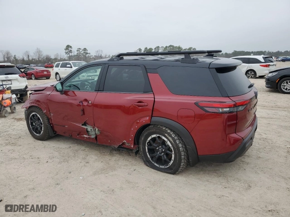 2024 Nissan Pathfinder SV with VIN 5N1DR3BD2RC310148, listed as a Copart auction lot 45685355 with 7,335 mi miles and Salvage Title. Bid and sale history available at carsss.com. Image 2.