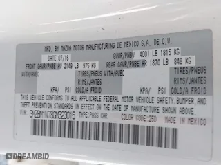 2016 Mazda Mazda3 i Grand Touring with VIN 3MZBM1N78GM323015, listed as a IAAI auction lot 41781002 with 1 mi miles. Bid and sale history available at carsss.com. Image 9.