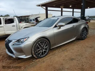 2015 Lexus RC 350 with VIN JTHHE5BC3F5001033, listed as a Copart auction lot 78970404 with 179,963 mi miles and Salvage Title. Bid and sale history available at carsss.com. Image 1.