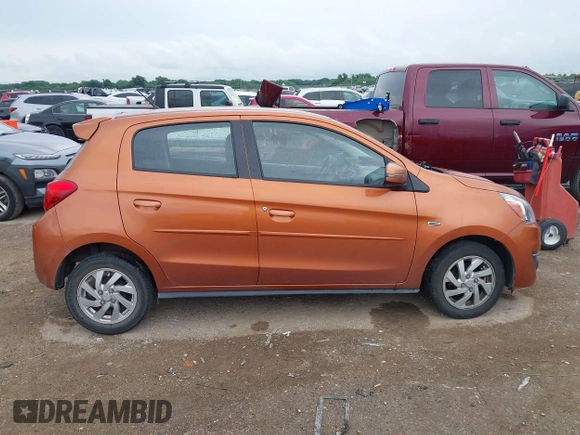 2018 Mitsubishi Mirage SE with VIN ML32A4HJ4JH012880, listed as a IAAI auction lot 42486804 with 28,468 mi miles and . Bid and sale history available at DreamBid. Image 13.