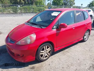 2007 Honda Fit Sport with VIN JHMGD38657S014356, listed as a IAAI auction lot 41942268 with 198,852 mi miles. Bid and sale history available at carsss.com. Image 18.